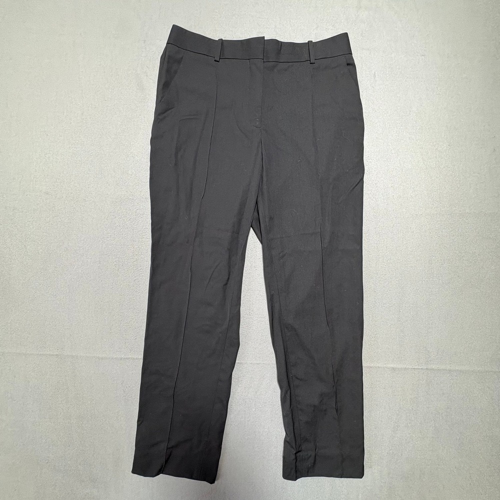 Everlane 100% Wool Straight Leg Dress Pants Black Size 4 Trousers Professional